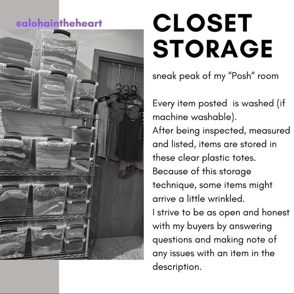 ๐
บabout my Closet ๐๐ค - Picture 3 of 3